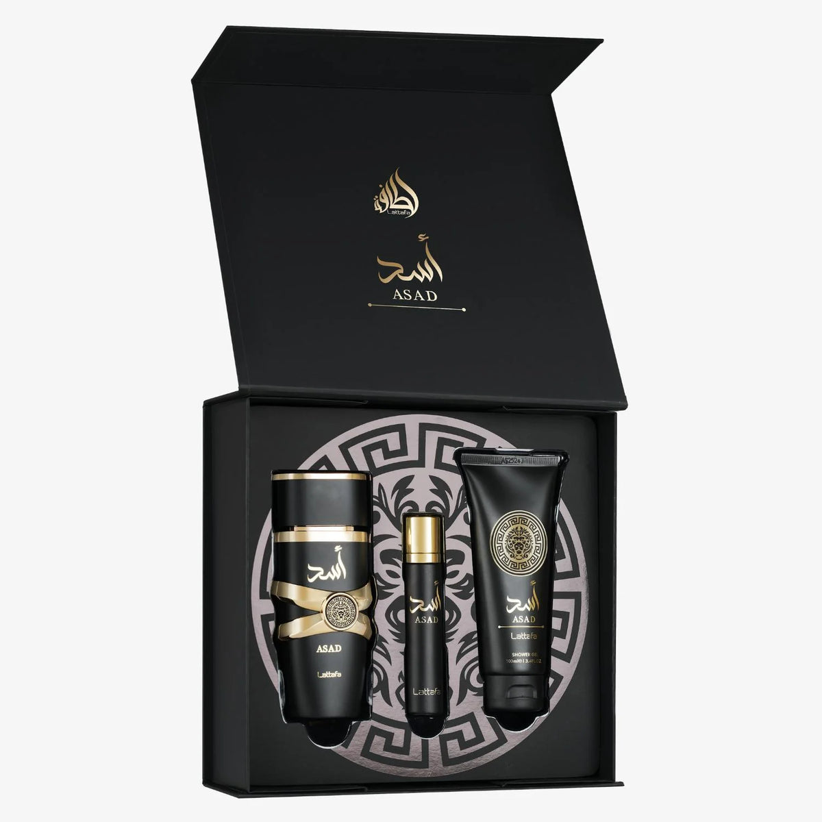 Gift Set – Asad 100 ml + 12 ml + Shower Gel