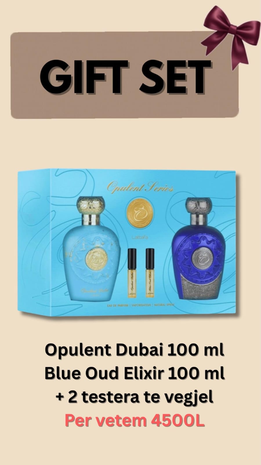 Set Opulent Blue Oud Elixir& Opulent Dubai